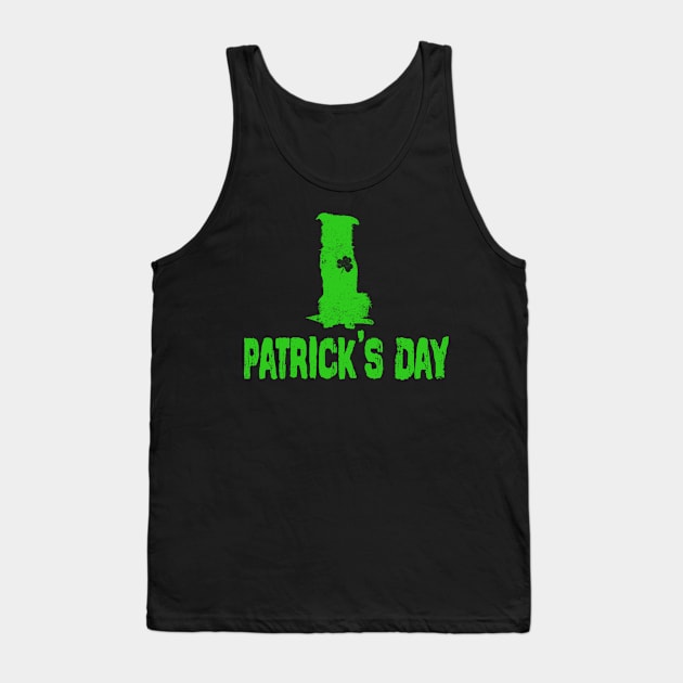 Border collie Irish Clover St Patrick Day Dog Tank Top by cedricchungerxc